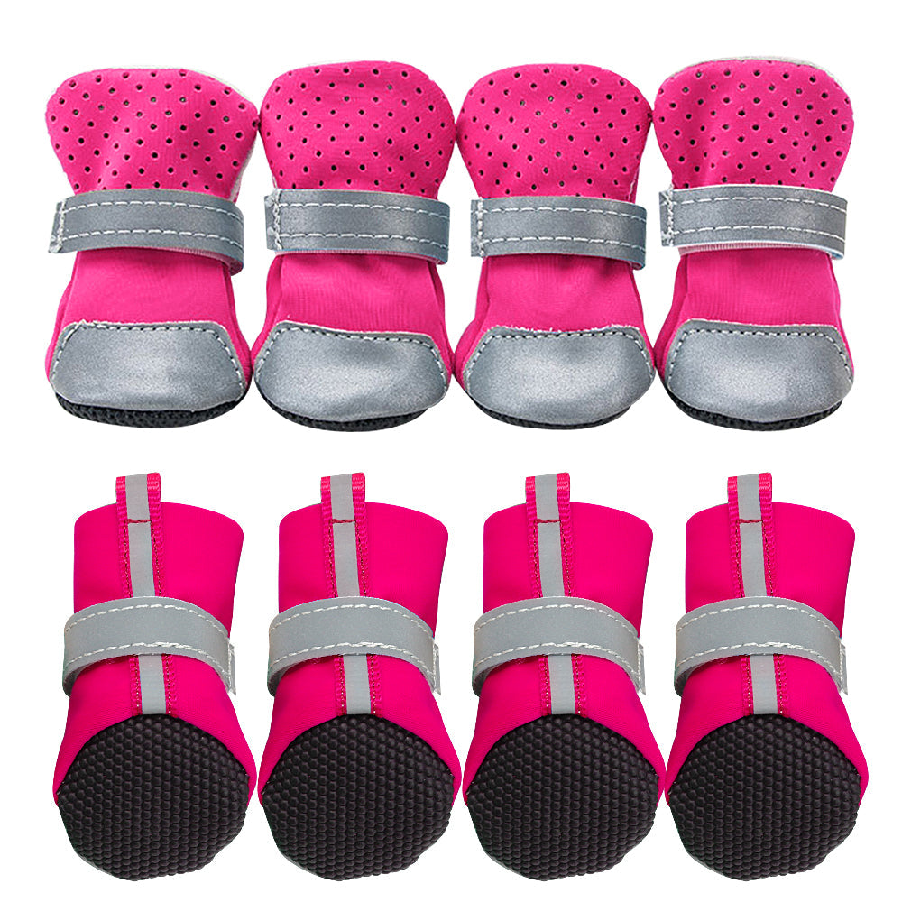 KFX-5053885 Comfortable Lightweight Dog Shoes - Stylish, Breathable Lycra Design with Various Color Options