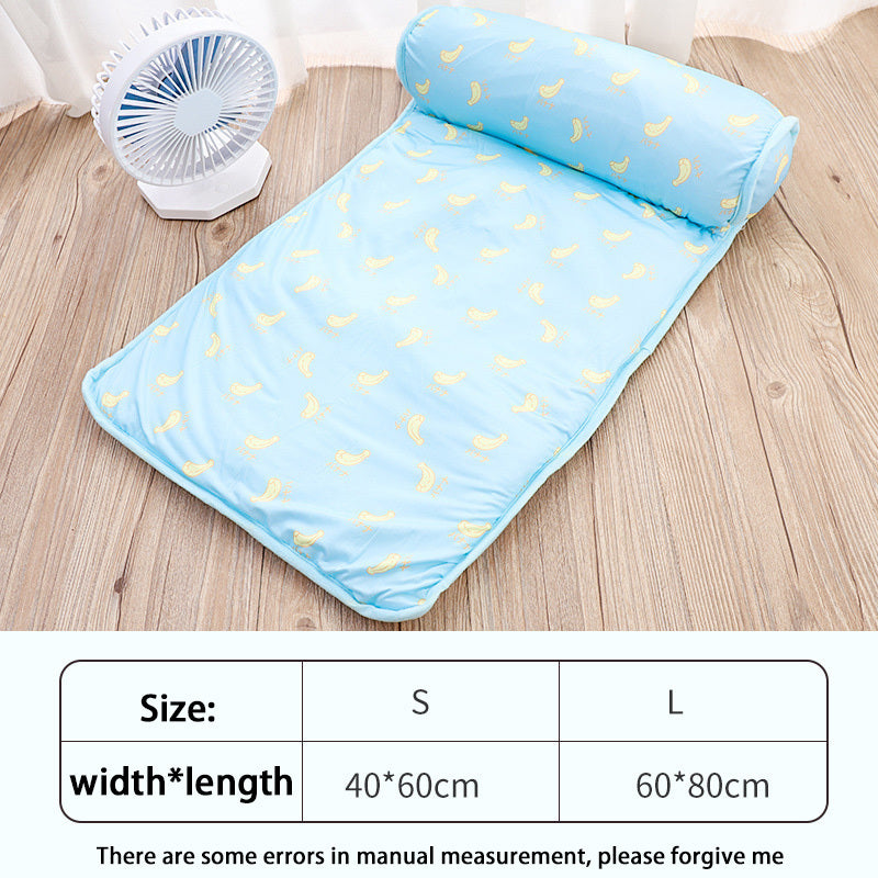 KFX-5054525 Cooling Summer Pet Pad for Dogs and Cats, Breathable and Washable Ice Silk Cotton Mat, Suitable for All Sizes