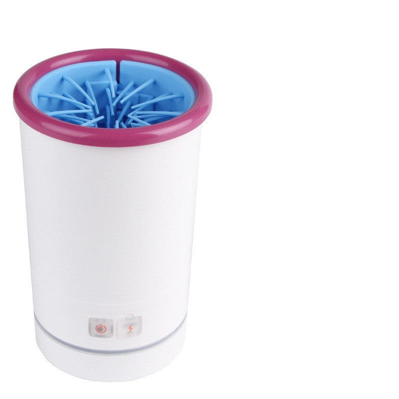 KFX-5054909 Automatic Pet Foot Washing Cup with Silicone Brush for Easy Cleaning