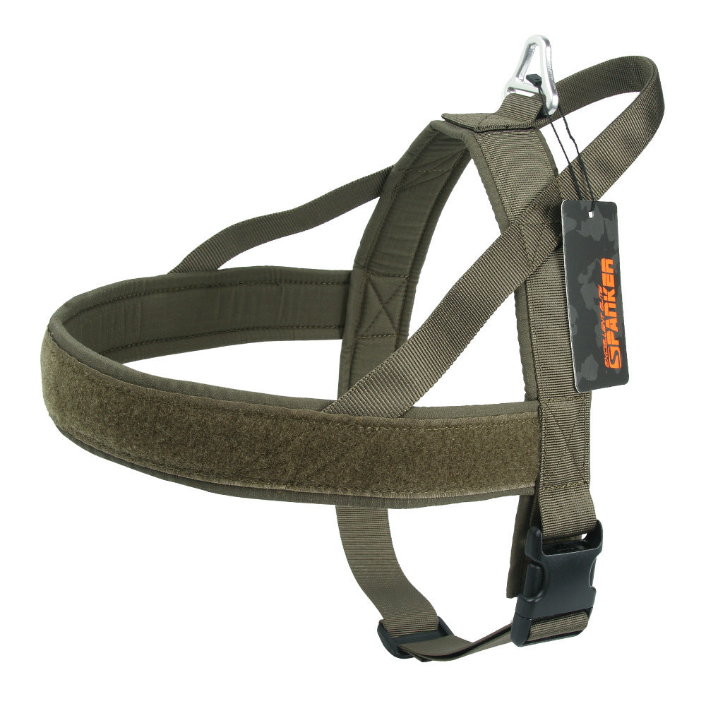 KFX-5056317 Durable Nylon Dog Harness for Large and Medium-Sized Breeds, Adjustable Chest Strap and Leash Options