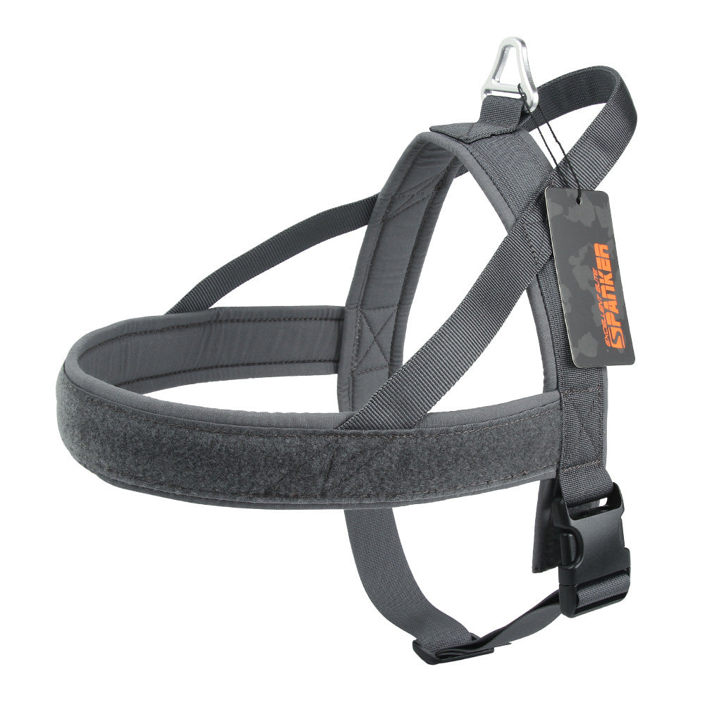 KFX-5056317 Durable Nylon Dog Harness for Large and Medium-Sized Breeds, Adjustable Chest Strap and Leash Options