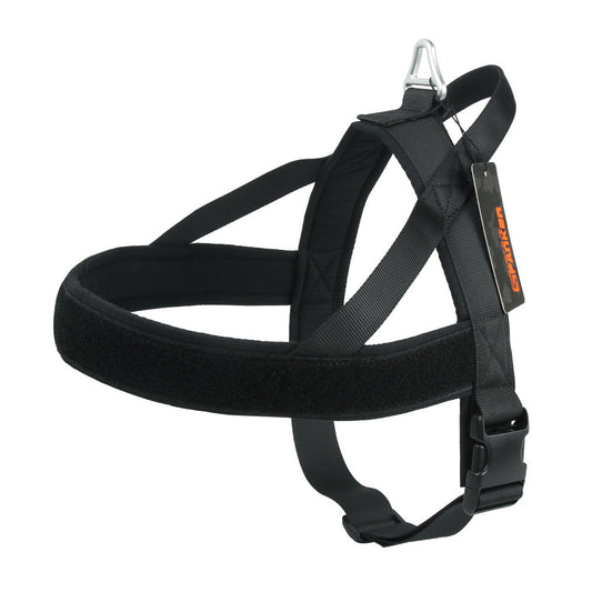 KFX-5056317 Durable Nylon Dog Harness for Large and Medium-Sized Breeds, Adjustable Chest Strap and Leash Options