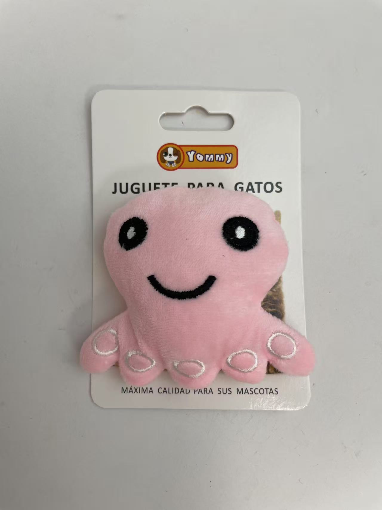 KFX-5056701 Interactive Cat Toy Octopus with Plush Tentacles