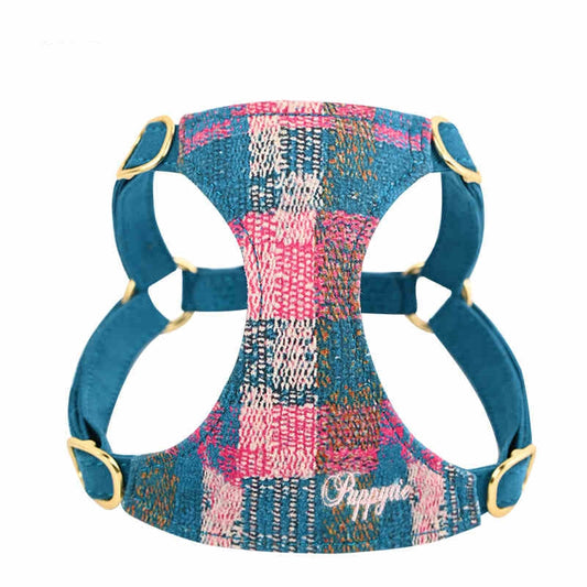KFX-5056829 Dog Hand-Held Rope Vest for Comfortable Walking in Dark Night Blue, Spring Pink, and Sunset Purple