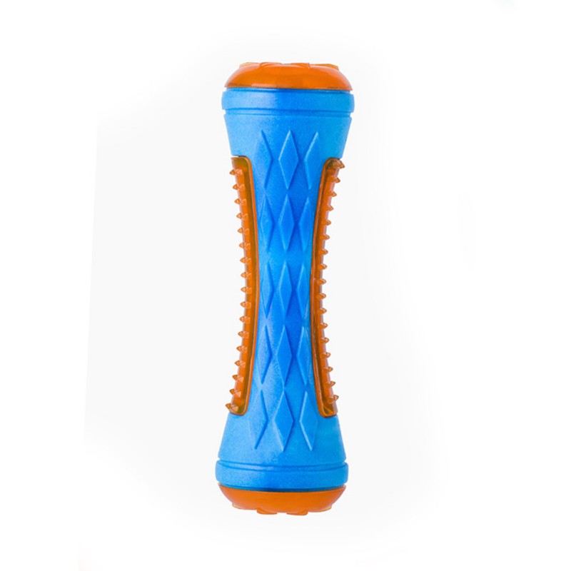 KFX-5063613 Durable TPR Dog Training Ball with Teeth Cleaning Function and Interactive Design