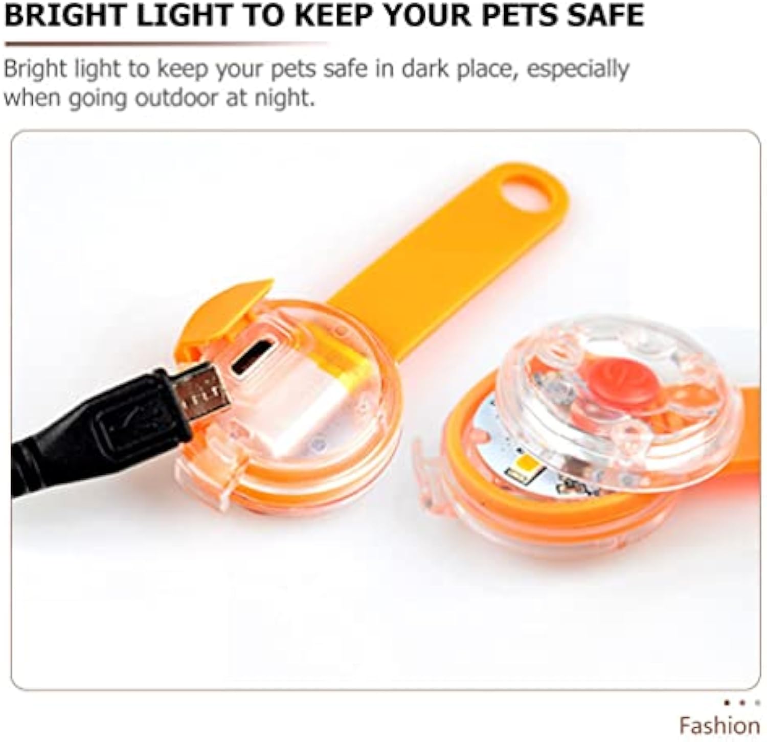 KFX-5064253 Luminous LED Pet Pendant Light for Safety and Visibility during Night Walks