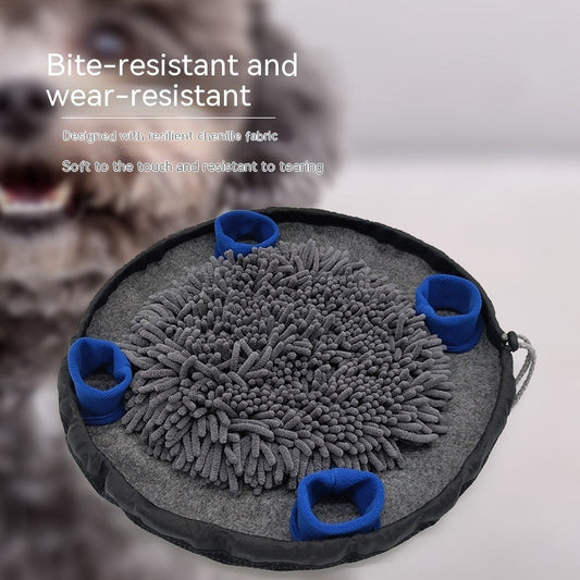 KFX-5064637 Machine Washable Gray Blue Polar Fleece Pet Training Blanket - Ideal for Dogs