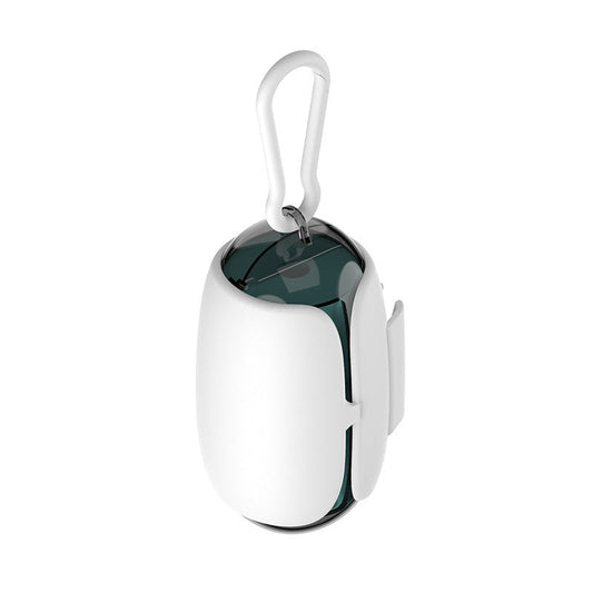 KFX-5065021 Continuous Roll Toilet Bag Dispenser with Toilet Picker, Durable PP+ABS Material, White Color