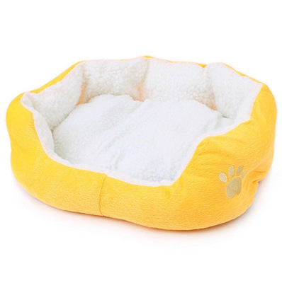 KFX-5066813 Cozy Fleece Pet Bed for Small Dogs and Cats - Soft and Comfortable 50x40cm