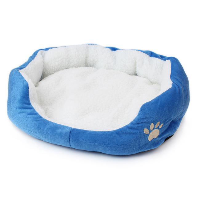 KFX-5066813 Cozy Fleece Pet Bed for Small Dogs and Cats - Soft and Comfortable 50x40cm