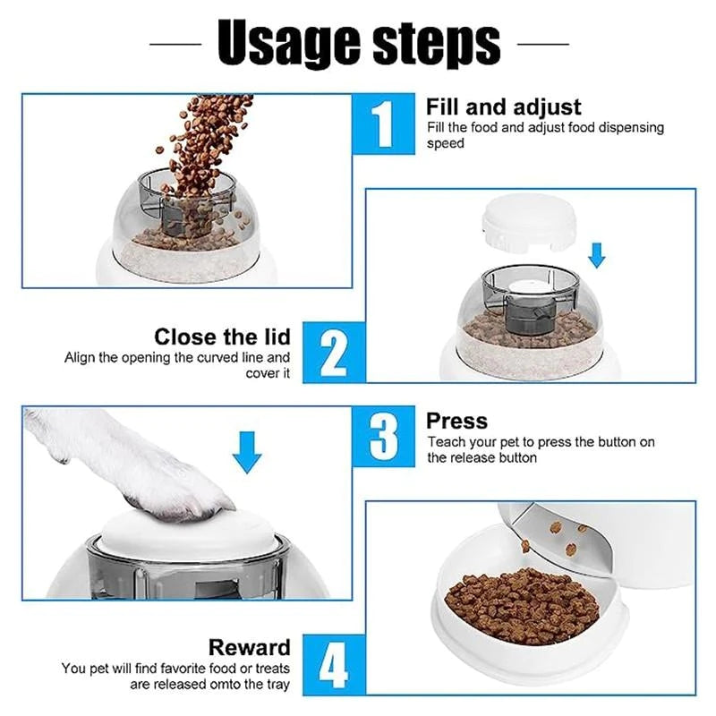 KFX-5072317 Automatic Pet Feeder Dispenser for Dogs - Upgrade Options Available