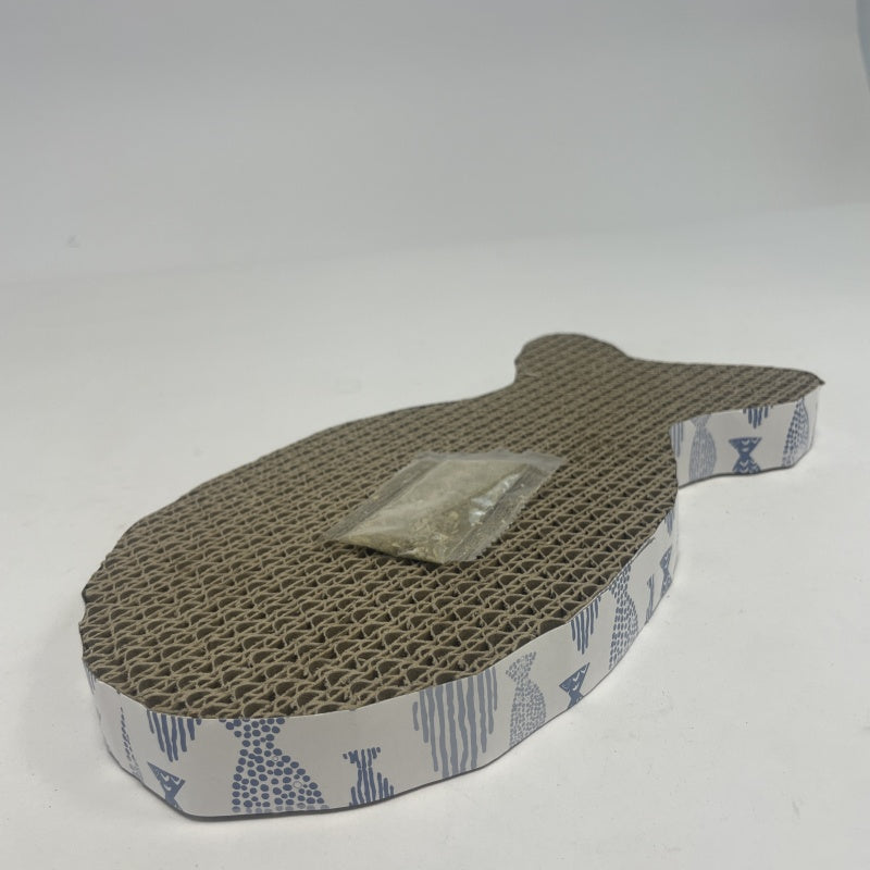 KFX-5074493 Fish-Shaped Cat Scratching Post for Playful Feline Fun
