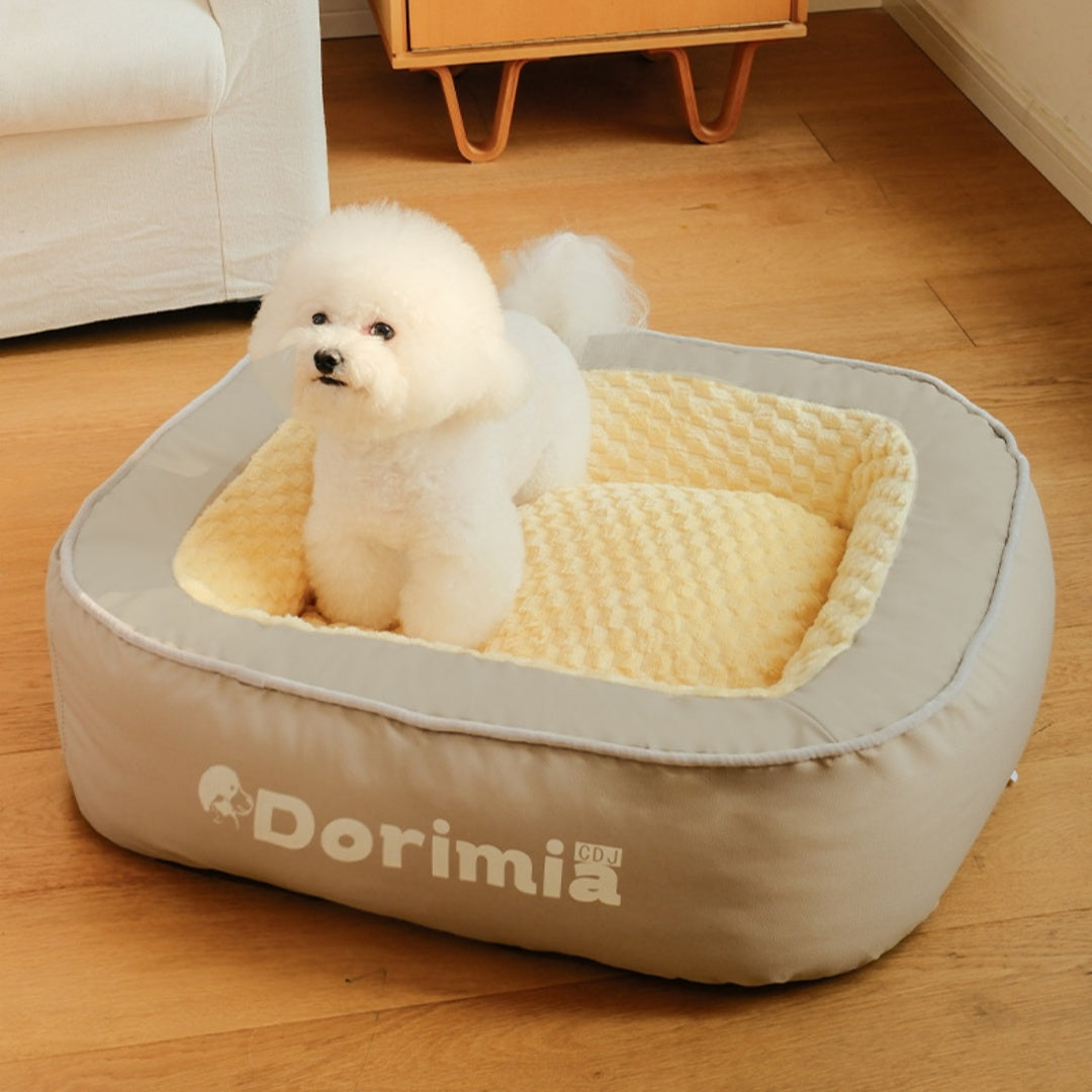 KFX-5078333 Winter Warm Removable and Washable Printed Dog Kennel for Various Sizes