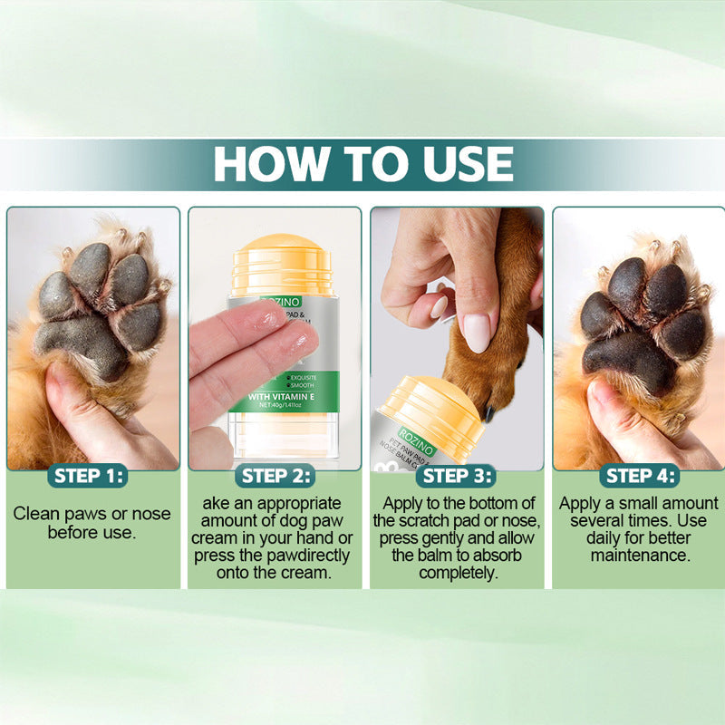 KFX-5081917 Pet Paw Care Cream with Green Tea for Nourishing Delicate Noses - 40g