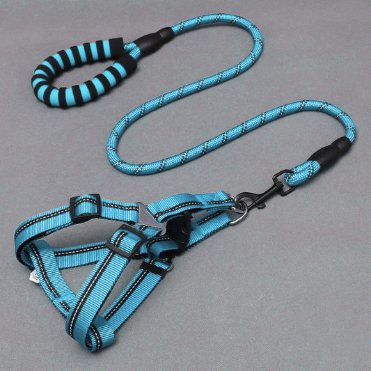 KFX-5083837 Reflective Nylon Traction Rope with Foam and Alloy Fasteners - Multiple Colors and Sizes Available