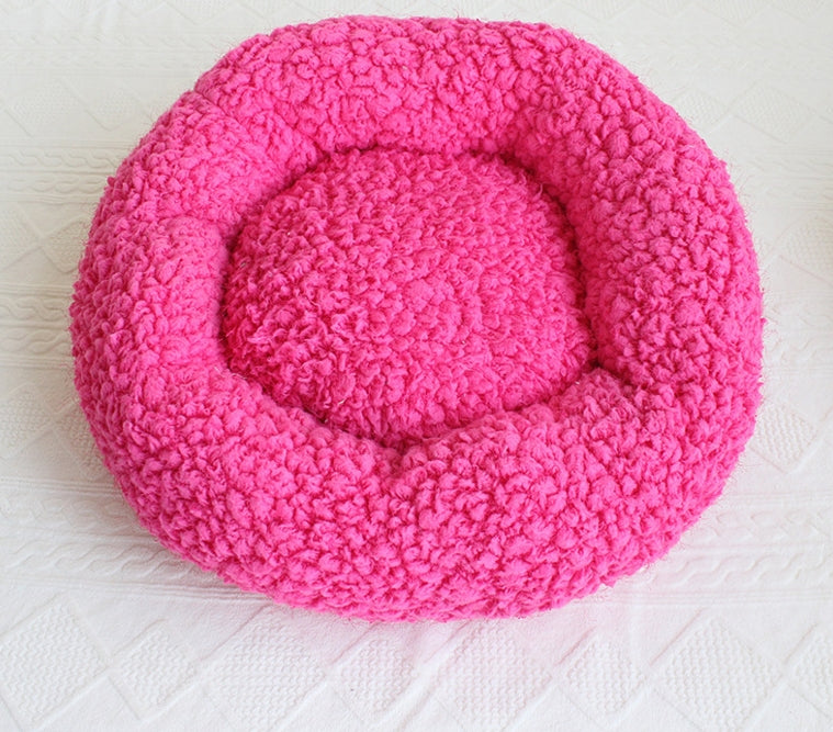 KFX-5084093 Small Square Nest Dog Mat for All Seasons – Cozy Cotton Kennel with Various Patterns