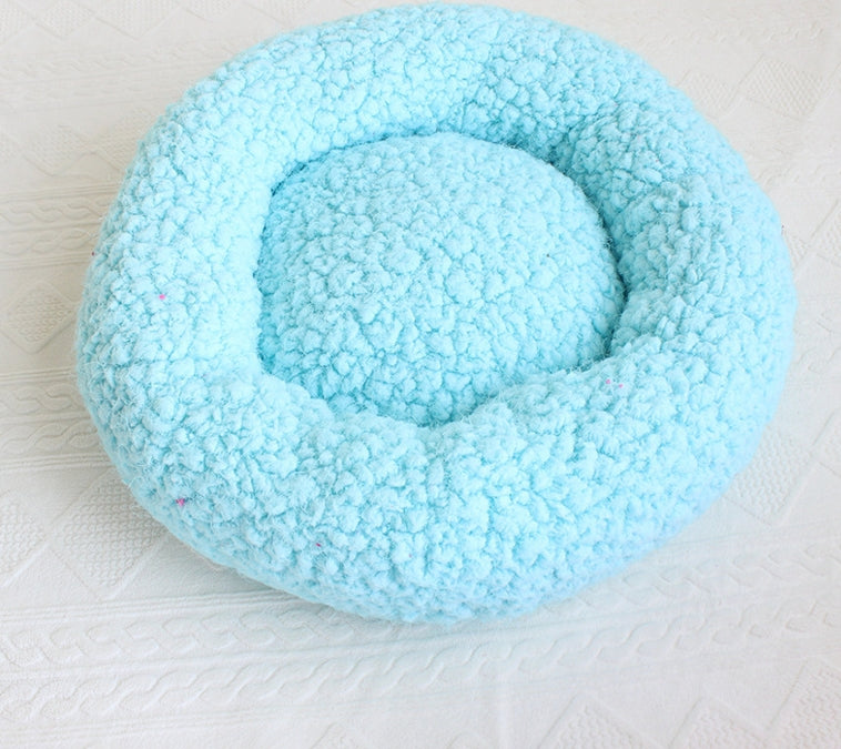 KFX-5084093 Small Square Nest Dog Mat for All Seasons – Cozy Cotton Kennel with Various Patterns