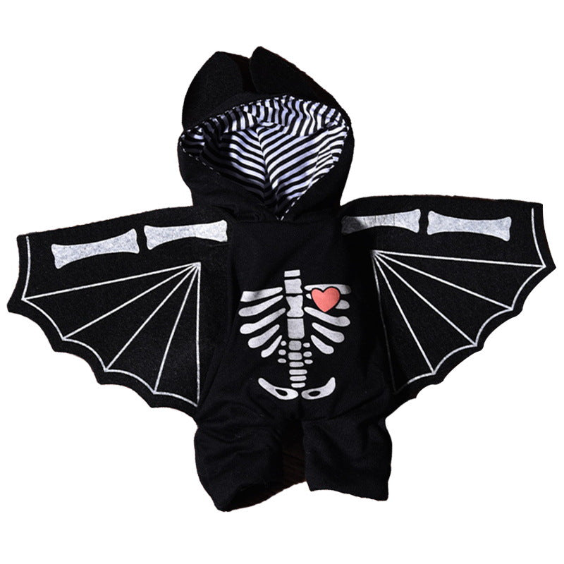 KFX-5084605 Creative Halloween Dog Costume - Funny Transformation Outfit for Pets in Various Sizes