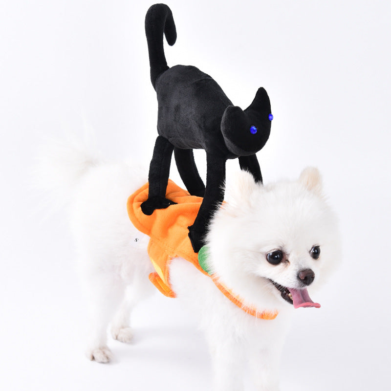 KFX-5084605 Creative Halloween Dog Costume - Funny Transformation Outfit for Pets in Various Sizes