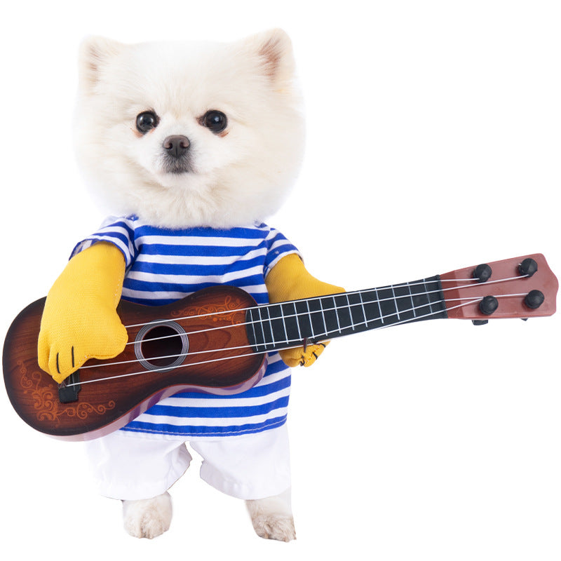 KFX-5084605 Creative Halloween Dog Costume - Funny Transformation Outfit for Pets in Various Sizes