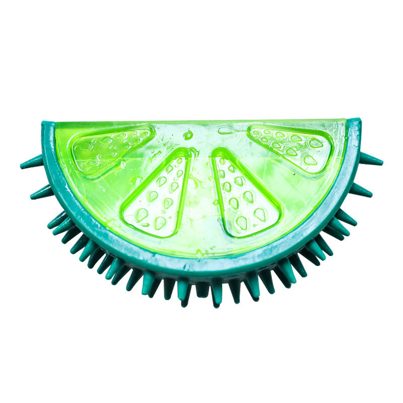 KFX-5084861 Summer Fruit Frozen Dog Chew Toy - Variety of Flavors in Vibrant Colors
