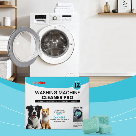 KFX-5089981 Washing Machine Cleaning Tablets for Stain Removal and Descaling, 12 Pack