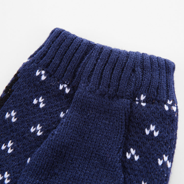 KFX-5093565 Fashion Printed Dog Sweater - Warm and Stylish Pet Apparel in Multiple Sizes