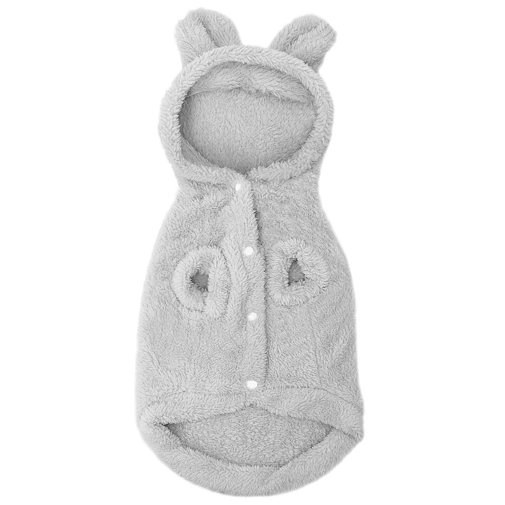 KFX-5093949 Cartoon Warm Clothes for Small Dogs - Double-Sided Velvet, Available in S to 2XL