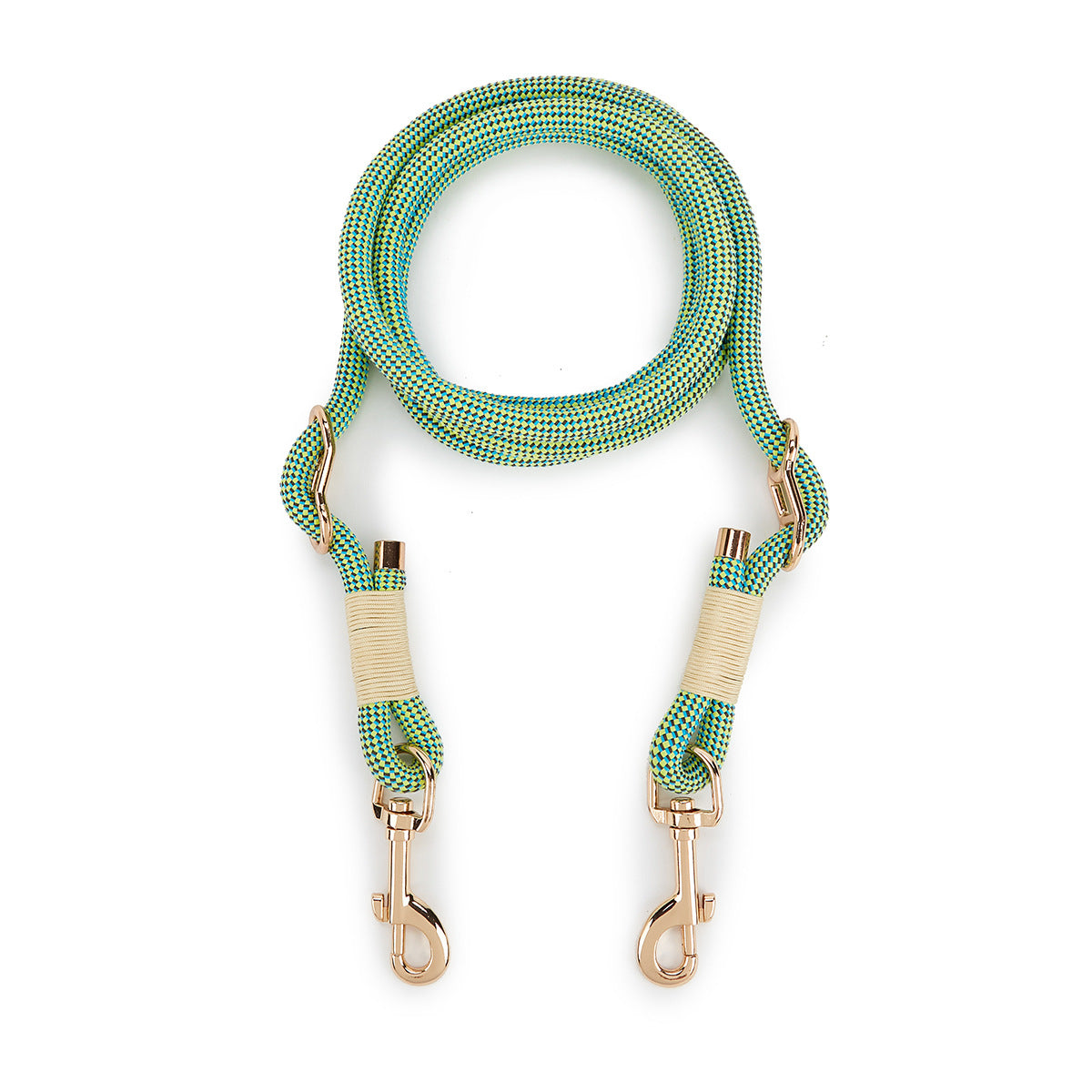 KFX-5095357 Nylon Pet Leash for Small to Medium Dogs in Shadow White and Wizard of Oz Green