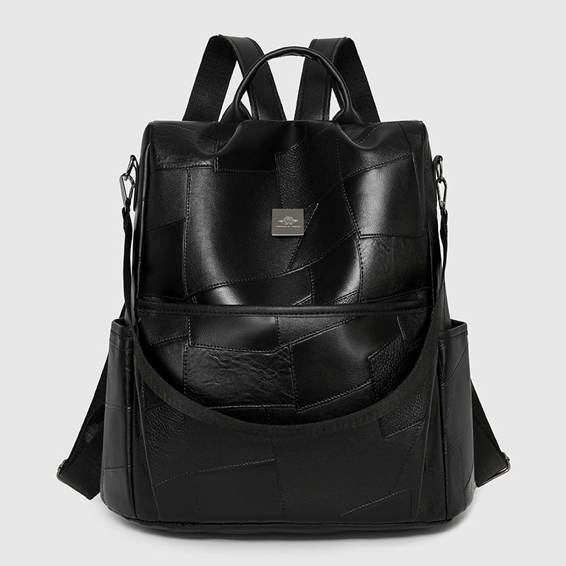 KFX-5097789 Trendy Soft-Textured Crossbody Backpack for Women - Versatile Everyday Use in Black, White, and Brown