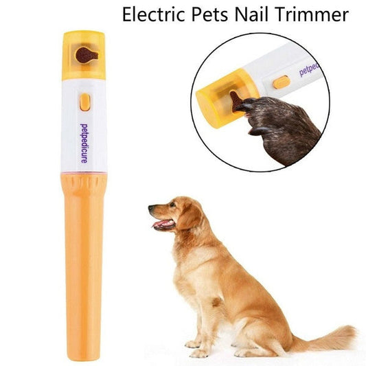 KFX-5099325 Electric Pet Nail Grinder for Cats and Dogs - Safe, Painless Nail Trimming Tool