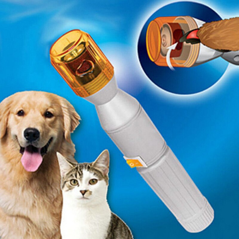KFX-5099325 Electric Pet Nail Grinder for Cats and Dogs - Safe, Painless Nail Trimming Tool