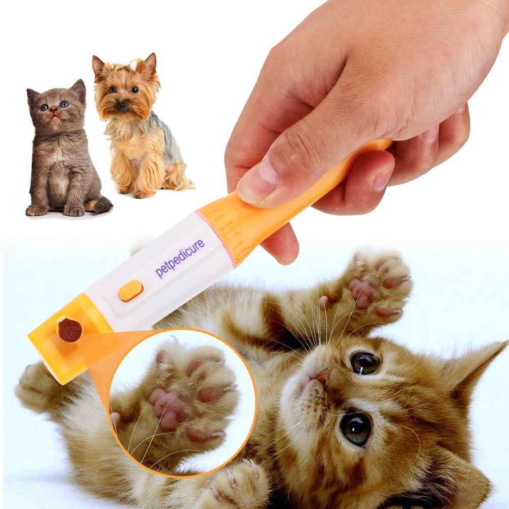 KFX-5099325 Electric Pet Nail Grinder for Cats and Dogs - Safe, Painless Nail Trimming Tool
