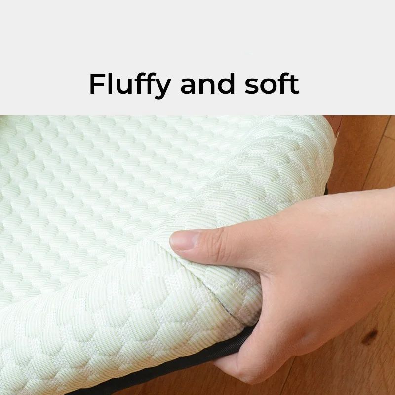 KFX-5099581 Cooling Cat Bed Cushion for Dogs and Puppies - Breathable Square Sleep Mat in Green