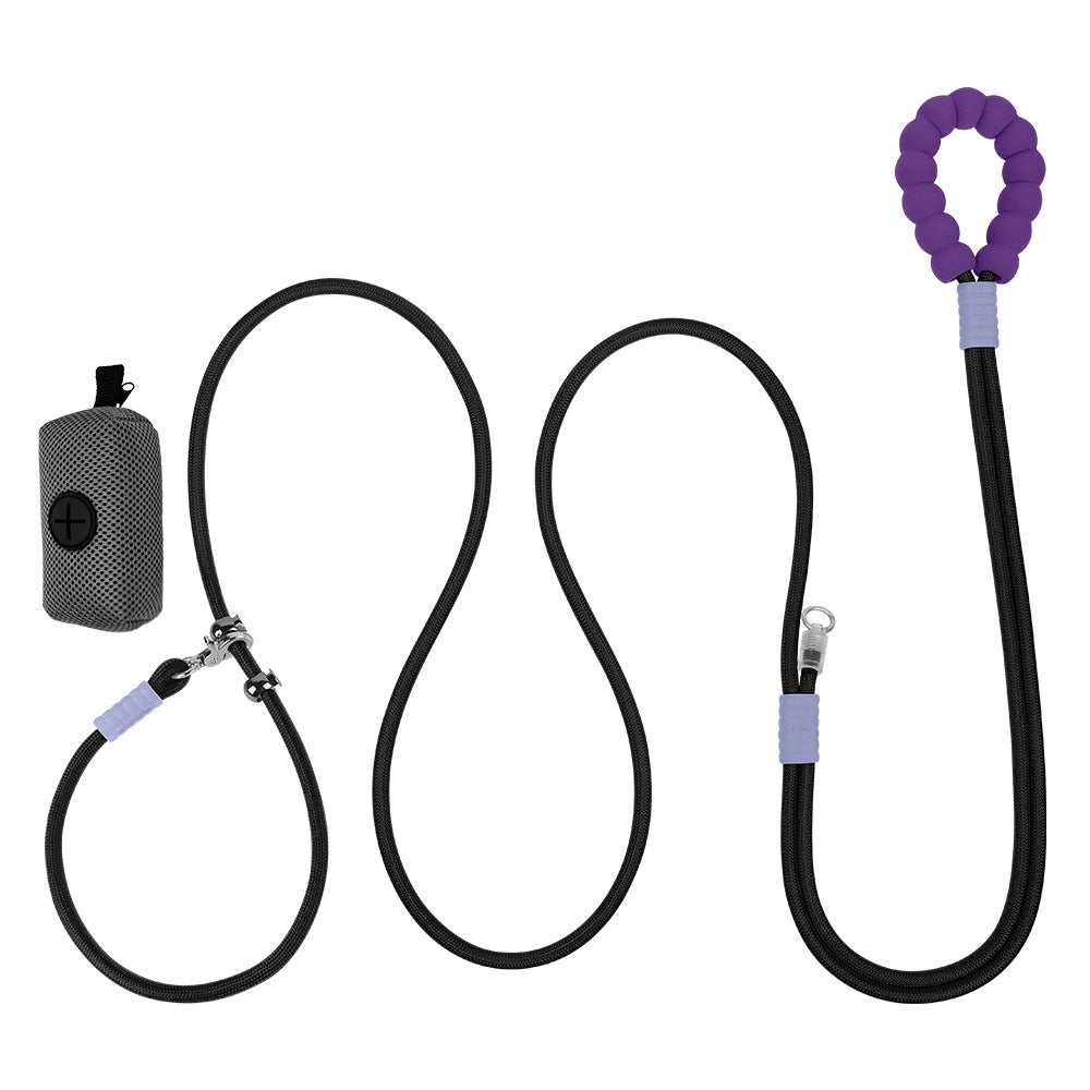 KFX-5101117 Crossbody Pet Harness with Safety Rope and Waste Bag Holder in Multiple Colors