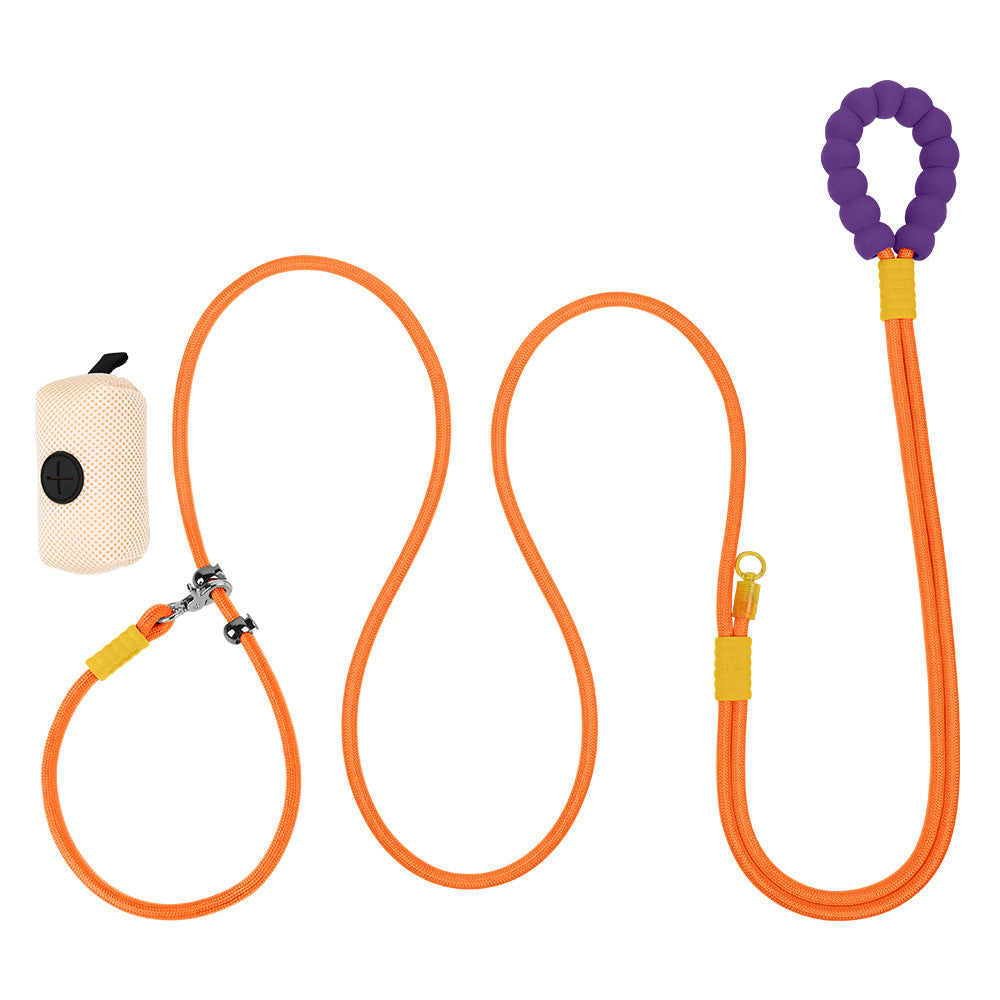 KFX-5101117 Crossbody Pet Harness with Safety Rope and Waste Bag Holder in Multiple Colors