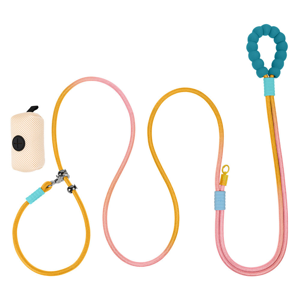 KFX-5101117 Crossbody Pet Harness with Safety Rope and Waste Bag Holder in Multiple Colors
