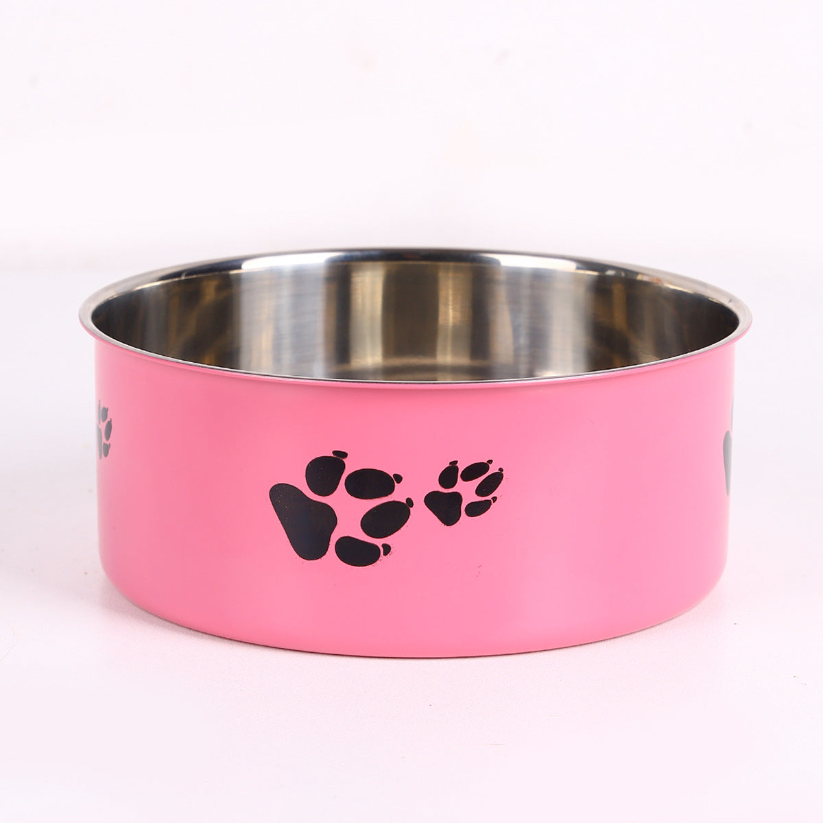 KFX-5101501 Large Capacity Stainless Steel Dog Bowl - Anti-Tumble Design for Cats