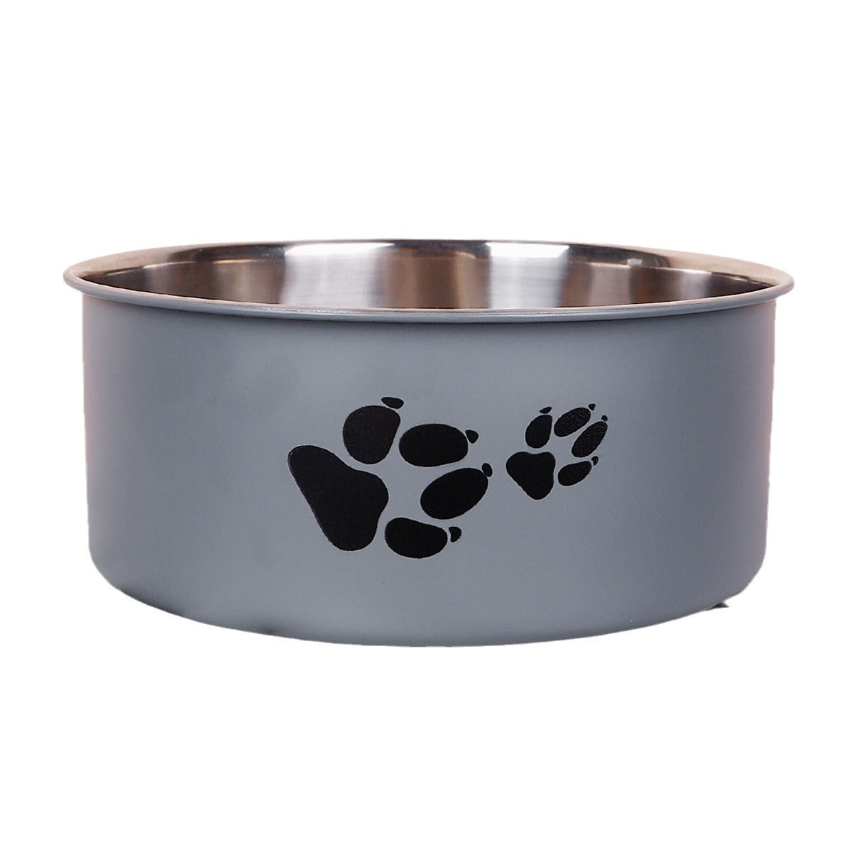 KFX-5101501 Large Capacity Stainless Steel Dog Bowl - Anti-Tumble Design for Cats