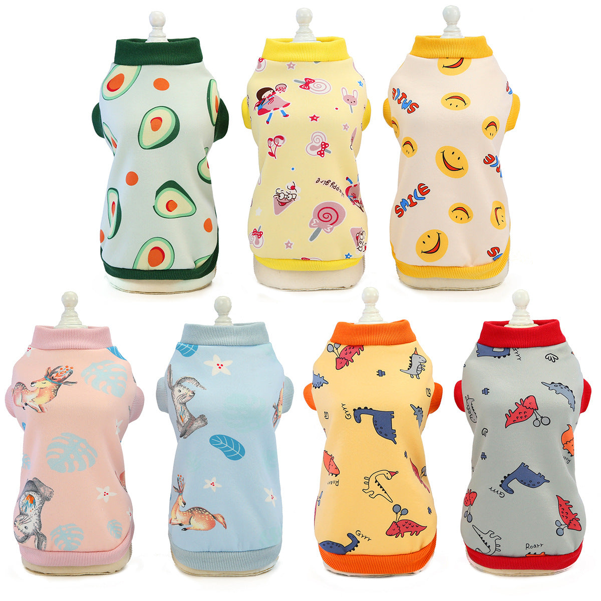 KFX-5103677 Cozy Cotton Cat Clothes for Autumn and Winter in Fun Designs