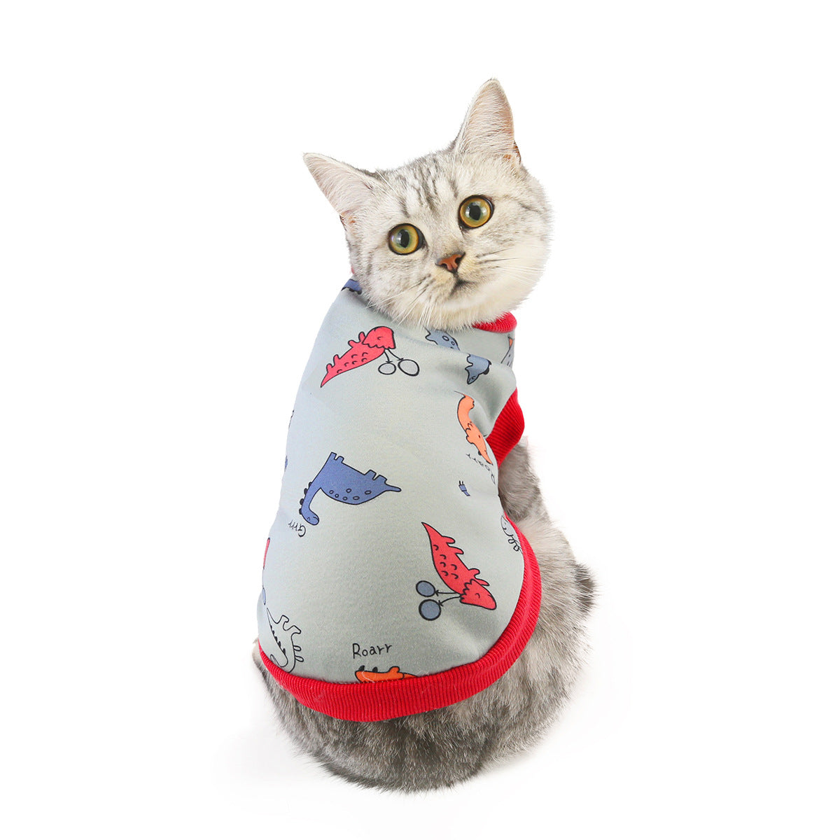 KFX-5103677 Cozy Cotton Cat Clothes for Autumn and Winter in Fun Designs