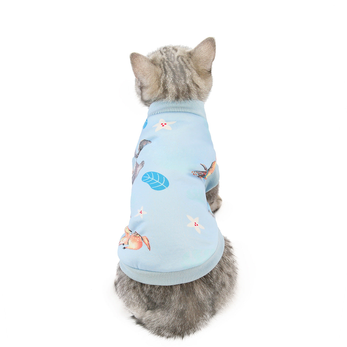 KFX-5103677 Cozy Cotton Cat Clothes for Autumn and Winter in Fun Designs