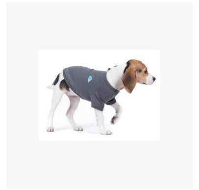 KFX-5105469 Gray Cotton Dog Vest for Pets - Comfortable Two-Legged Clothing in Various Sizes