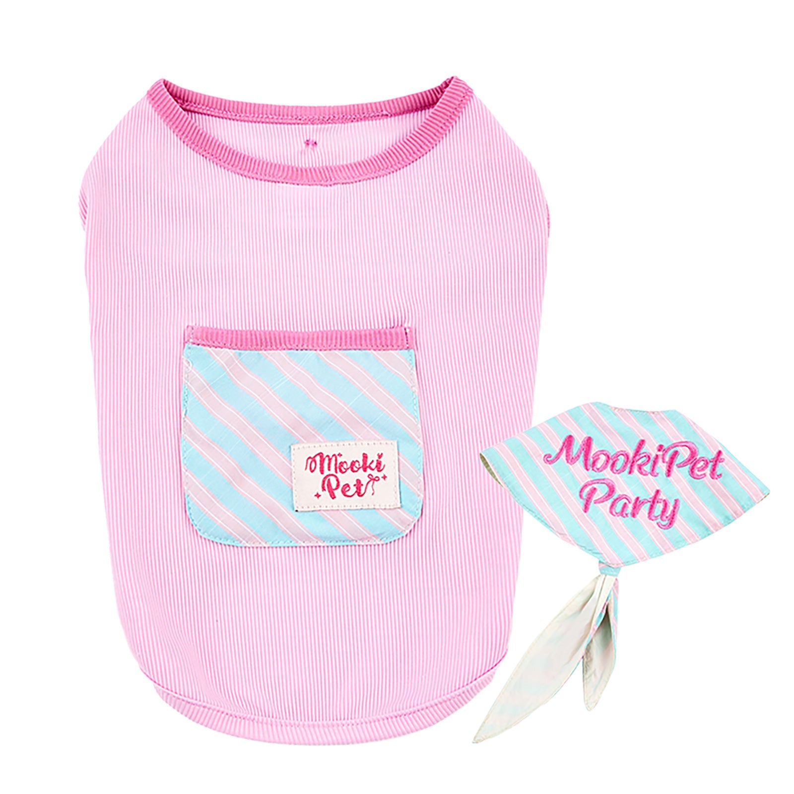 KFX-5105853 Cozy Pink Cloak Scarf Vest for Pets - Multiple Sizes Available