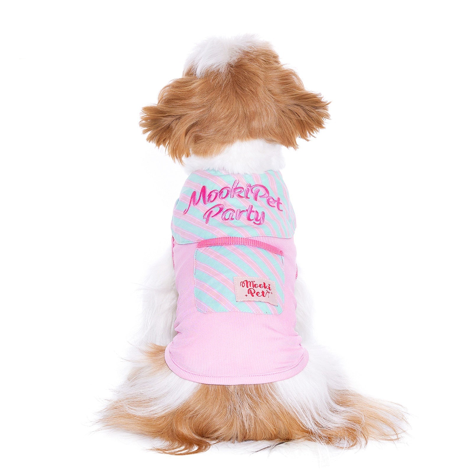 KFX-5105853 Cozy Pink Cloak Scarf Vest for Pets - Multiple Sizes Available