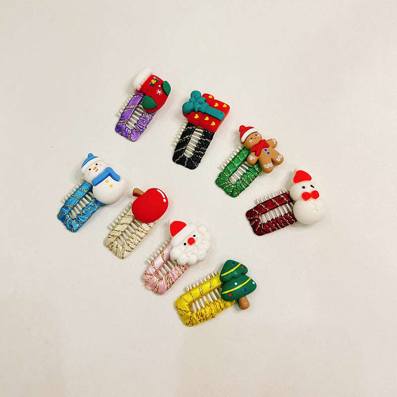 KFX-5106109 Christmas Themed Pet Barrettes - 3 to 8 Piece Sets with Fun Designs