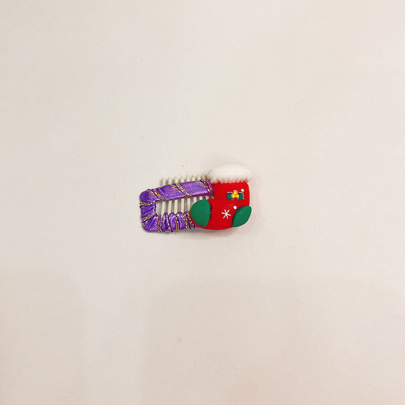 KFX-5106109 Christmas Themed Pet Barrettes - 3 to 8 Piece Sets with Fun Designs