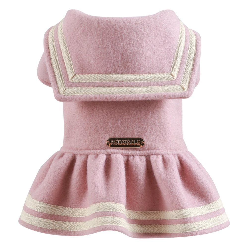 KFX-5109437 Reversible Warm and Cold Proof Pet Skirt in Pink and Blue