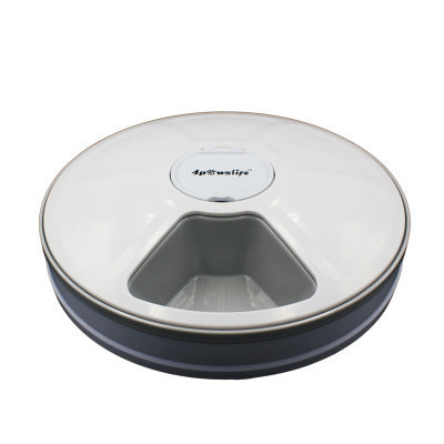 KFX-5110845 Automatic 6-Grid Pet Feeder with Music Reminder for Dogs and Cats