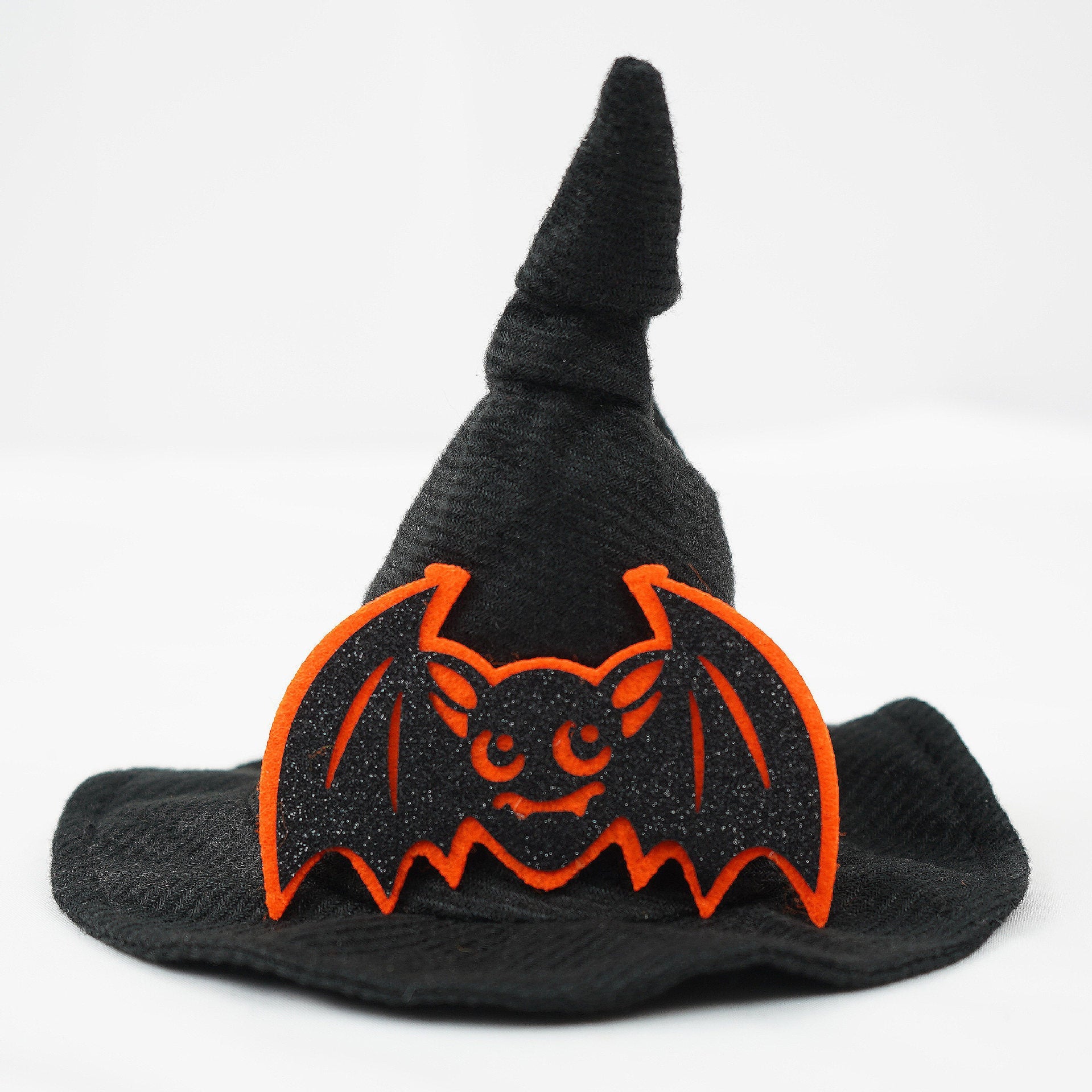 KFX-5111229 Creative Halloween Pet Hat - Transforming Styles in Black Pumpkin & Bat Designs